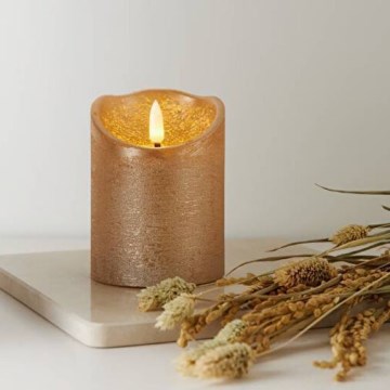 Eglo 411498 - LED Vela FLAMME RUSTIC LED/2xAA dourado