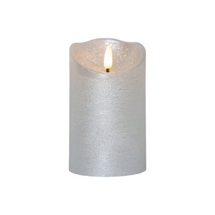 Eglo 411503 - Vela LED FLAMME RUSTIC LED/2xAA prateada