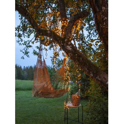 Eglo - Cordão de luzes de Natal LED para exterior 1200xLED 29m IP44 branco quente