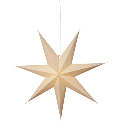Eglo 411556 - Decoração de Natal ÉTOILE estrela 1xE14/25W/230V 60 cm bege