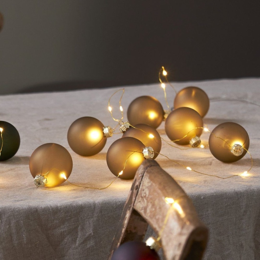 Eglo 411557 - Cadeia de Natal BLISS 22xLED/3xAA 2,6m branco quente