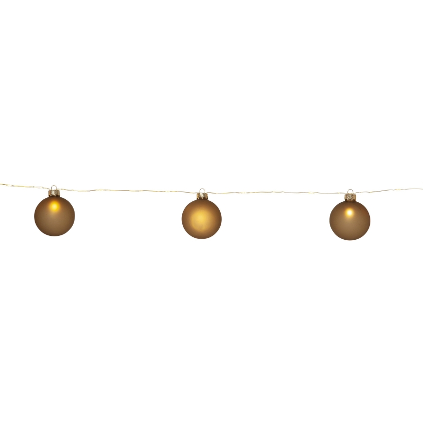 Eglo 411557 - guirlanda BLISS 22xLED/3xAA 2,6m branco quente