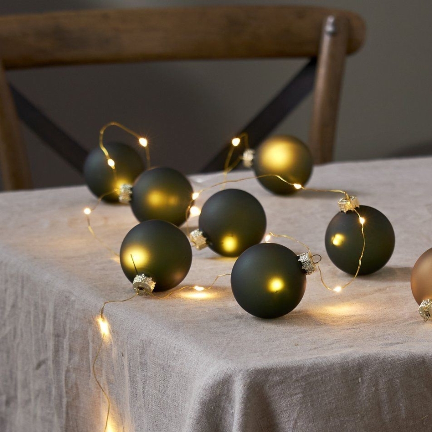 Eglo 411558 - Fio de luzes LED de Natal BLISS 22xLED/3xAA 2,6m branco quente