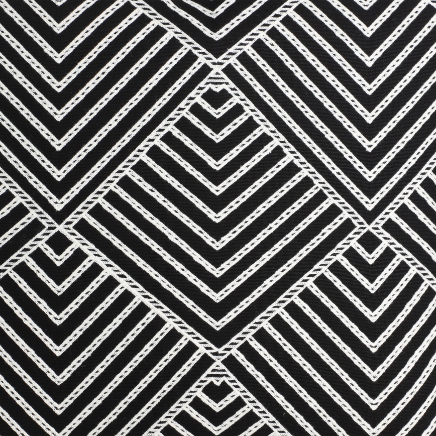 Eglo - Almofada decorativa 45x45 cm preto/branco