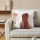 Eglo 420007 - Almofada decorativa CHEVERY 45x45 cm branca/vermelha