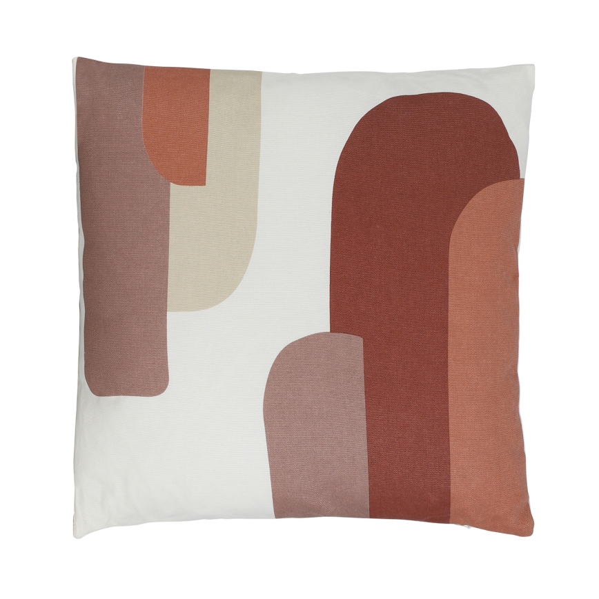 Eglo 420007 - Almofada decorativa CHEVERY 45x45 cm branca/vermelha