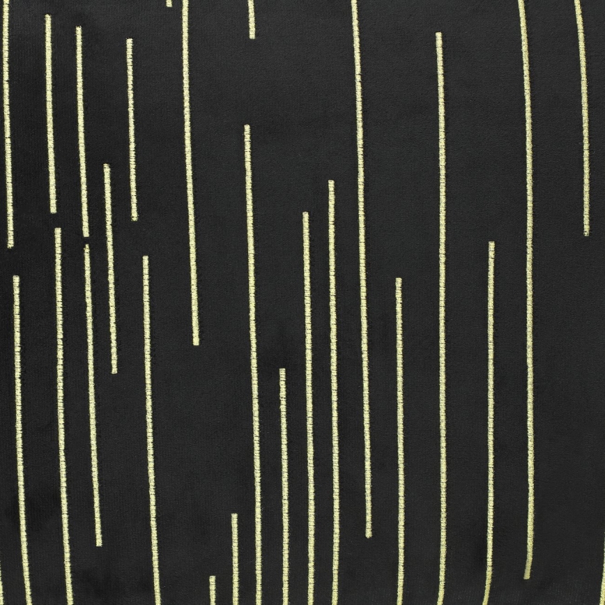 Eglo - Almofada decorativa 30x50 cm preto/dourado