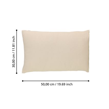 Eglo 420021 - Almofada decorativa ILES 30x50 cm bege