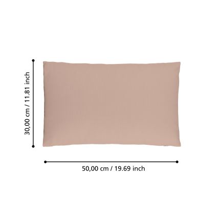 Eglo 420034 - Almofada decorativa ILES 30x50 cm rosa