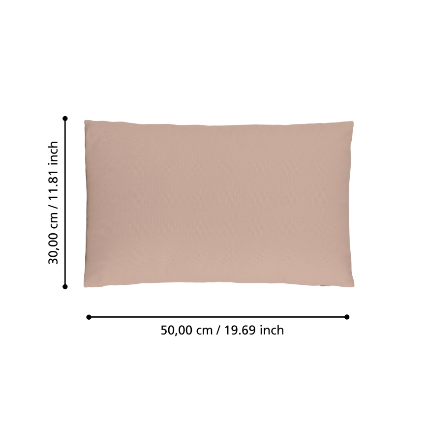 Eglo 420034 - Almofada decorativa ILES 30x50 cm rosa