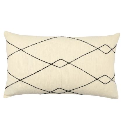Eglo 420042 - Almofada decorativa CHEVERY 35x60 cm bege/preto