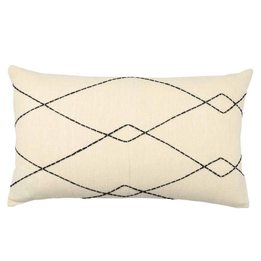 Eglo 420042 - Almofada decorativa CHEVERY 35x60 cm bege/preto