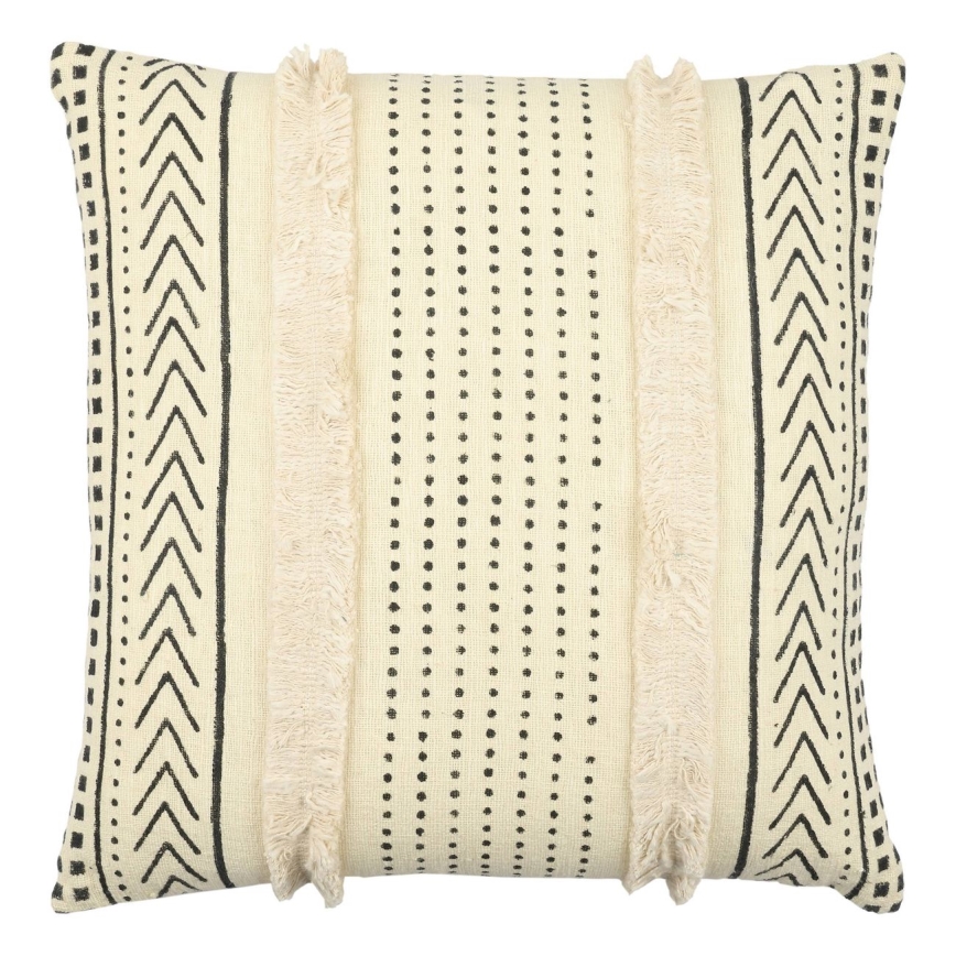 Eglo 420046 - Almofada decorativa CHEVERY 50x50 cm bege/preto