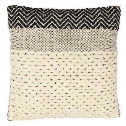 Eglo 420049 - Almofada decorativa CHEVERY 50x50 cm creme/preto