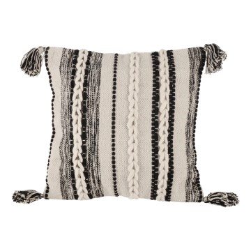 Eglo 420055 - Almofada decorativa CHEVERY 45x45 cm creme/preto