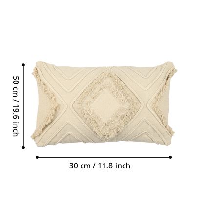 Eglo 420057 - Almofada decorativa CHEVERY 30x50 cm bege