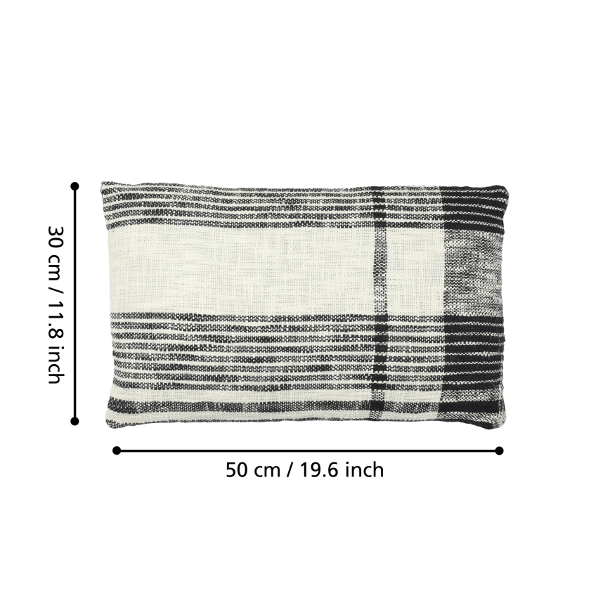 Eglo 420062 - Almofada decorativa CHEVERY 30x50 cm creme/preto