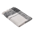 Eglo 420063 - Colcha para cama CHEVERY 170x130 cm branco/cinzento