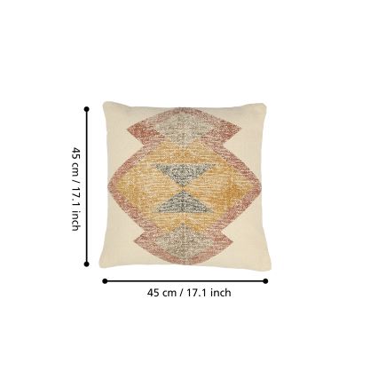 Eglo 420072 - Almofada decorativa CHEVERY 45x45 cm bege