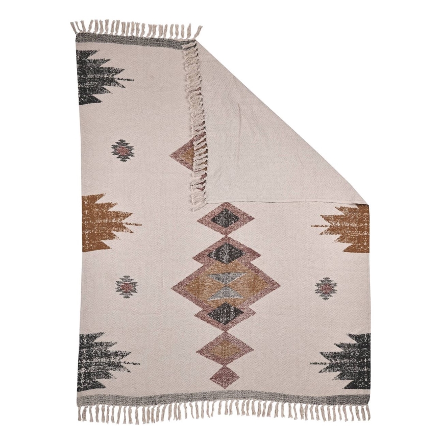 Eglo 420073 - Colcha CHEVERY 170x130 cm castanha