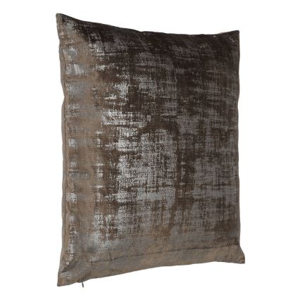 Eglo - Almofada decorativa 45x45 cm castanho