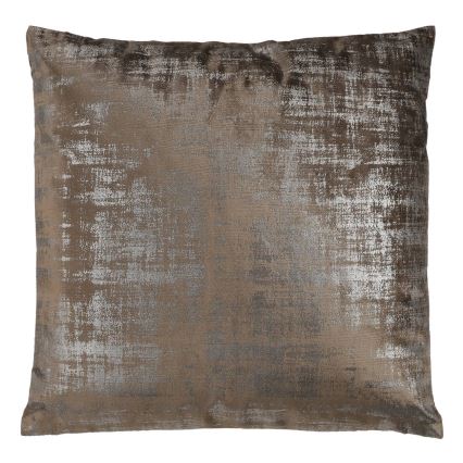 Eglo - Almofada decorativa 45x45 cm castanho