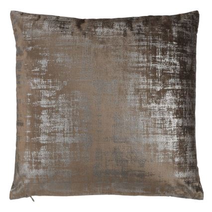 Eglo - Almofada decorativa 45x45 cm castanho