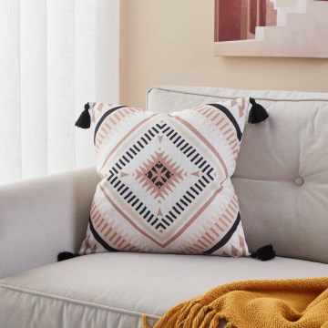 Eglo 420079 - Almofada decorativa CHEVERY 45x45 cm bege/preto