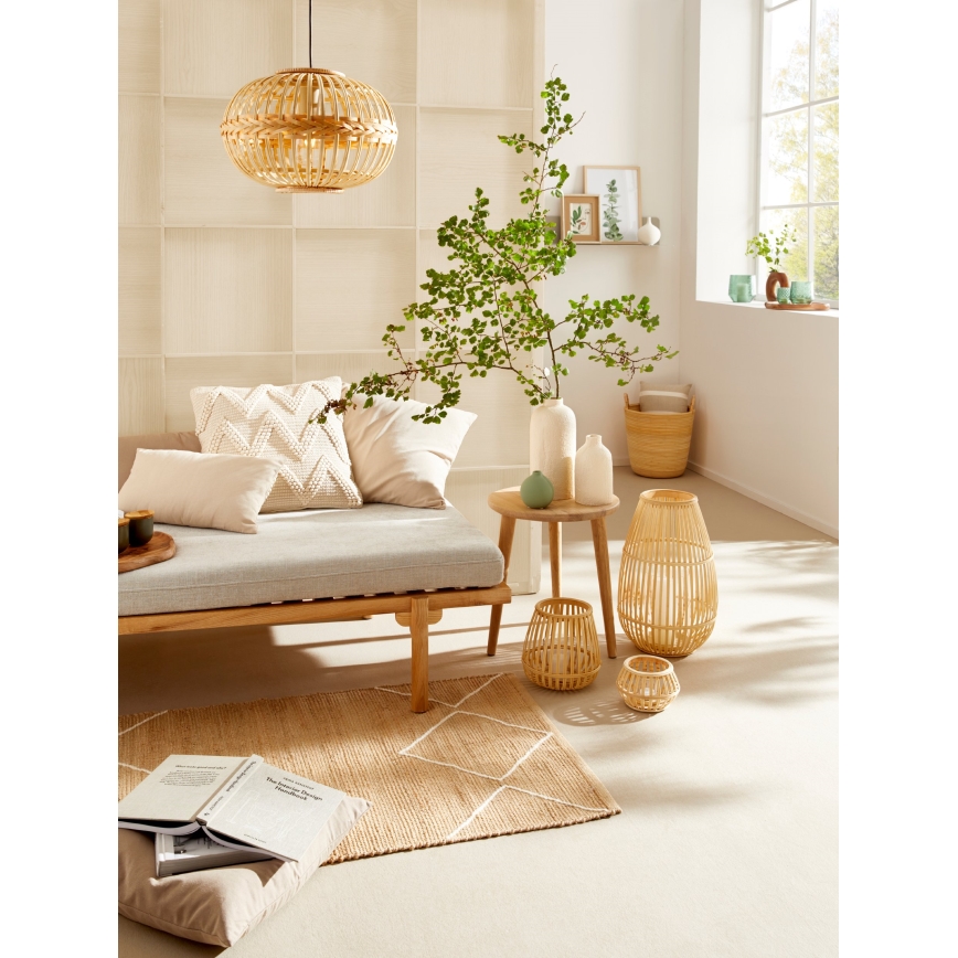 Eglo 420081 - Almofada decorativa ILES 50x50 cm castanha