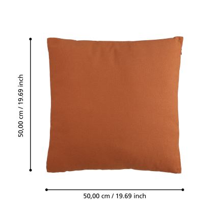Eglo 420085 - Almofada decorativa ILES 50x50 cm laranja