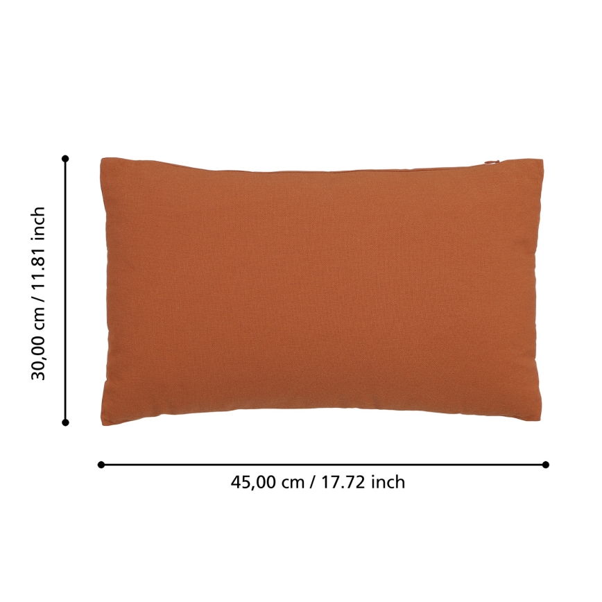 Eglo 420086 - Almofada decorativa ILES 30x45 cm laranja