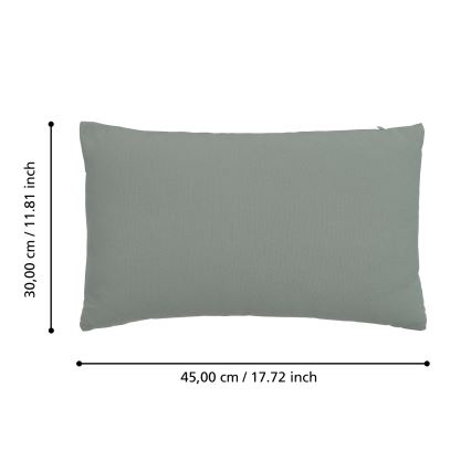 Eglo 420087 - Almofada decorativa ILES 30x45 cm verde