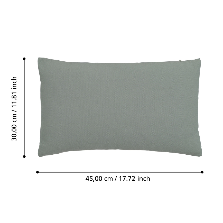 Eglo 420087 - Almofada decorativa ILES 30x45 cm verde