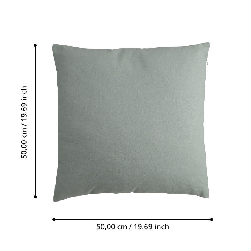Eglo 420088 - Almofada decorativa ILES 50x50 cm verde
