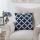 Eglo 420096 - Almofada decorativa BERHALA 45x45 cm azul/branco