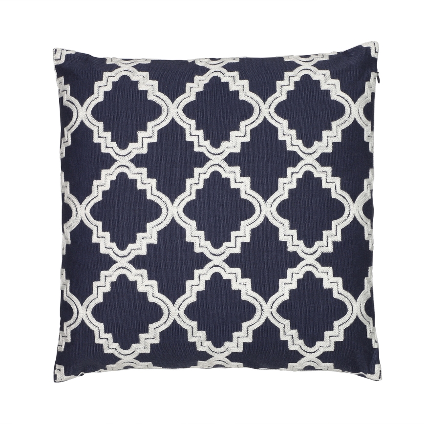 Eglo 420096 - Almofada decorativa BERHALA 45x45 cm azul/branco