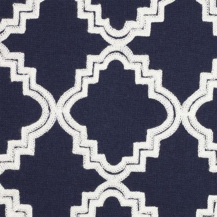 Eglo 420096 - Almofada decorativa BERHALA 45x45 cm azul/branco