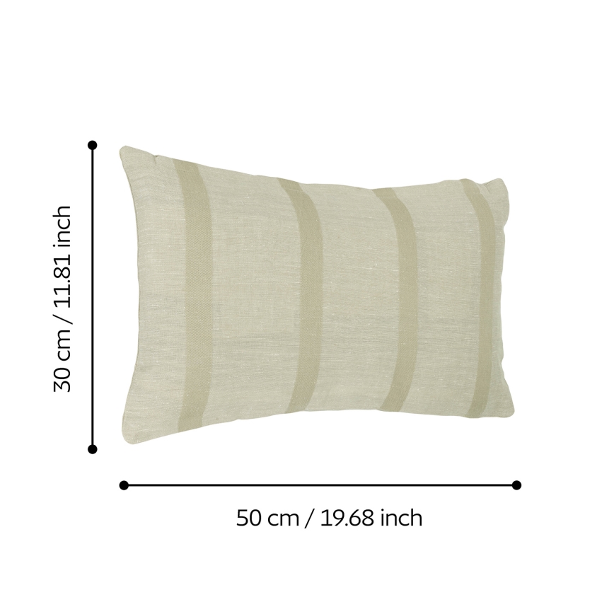 Eglo 420111 - Almofada decorativa BETAMPONA 30x50 cm bege