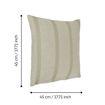 Eglo 420112 - Almofada decorativa BETAMPONA 45 x 45 cm, bege
