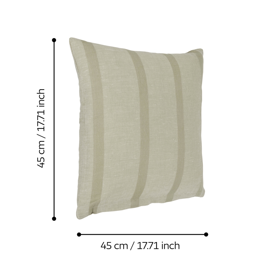 Eglo 420112 - Almofada decorativa BETAMPONA 45 x 45 cm, bege
