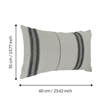 Eglo 420115 - Almofada decorativa BETAMPONA 35x60 cm cinzenta