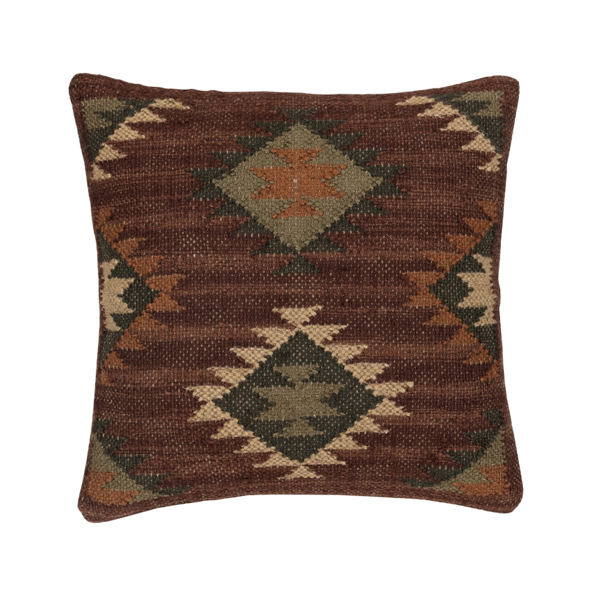 Eglo 420116 - Almofada decorativa CHEVERY 50x50 cm castanha