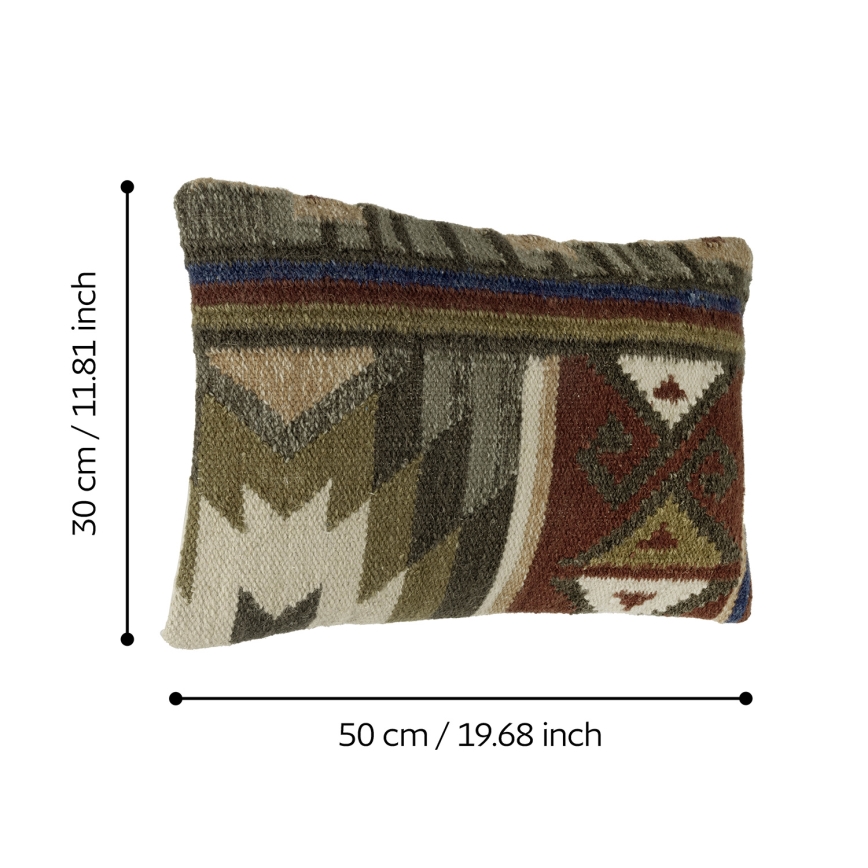 Eglo 420119 - Almofada decorativa CHEVERY 30x50 cm castanha