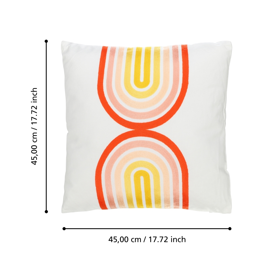 Eglo 420237 - Almofada decorativa BERHALA 45x45 cm multicolorida