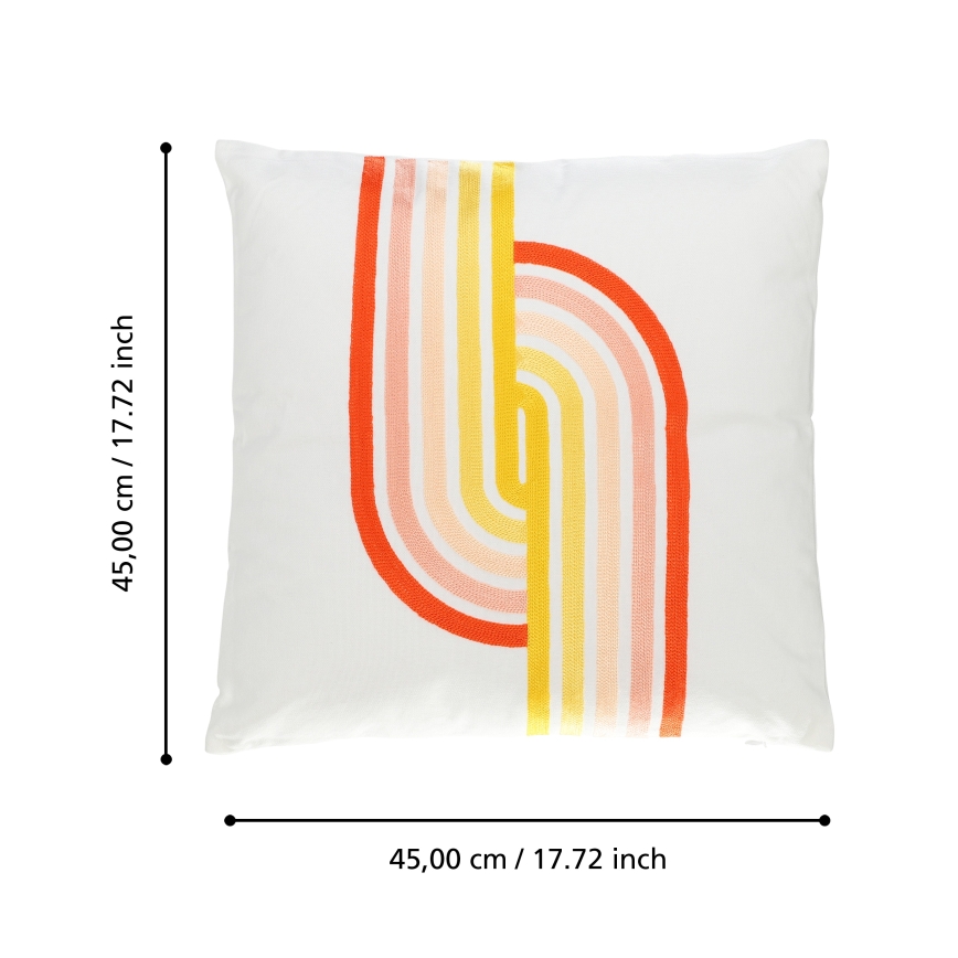 Eglo 420239 - Almofada decorativa BERHALA 45x45 cm multicolorida