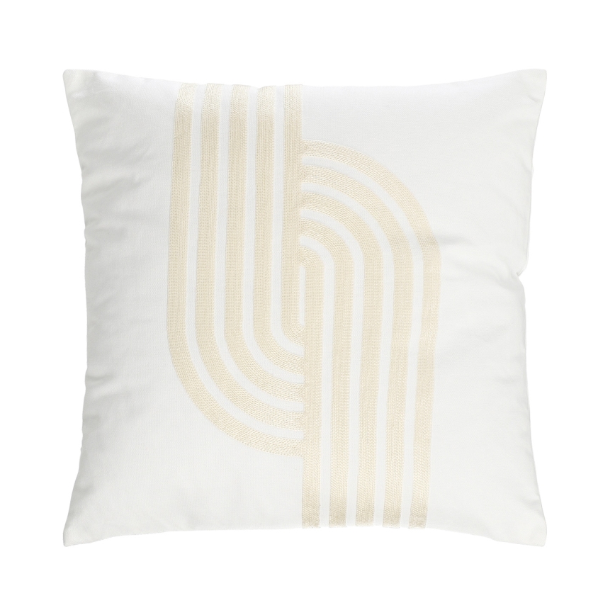 Eglo 420241 - Almofada decorativa BERHALA 45x45 cm branca/bege
