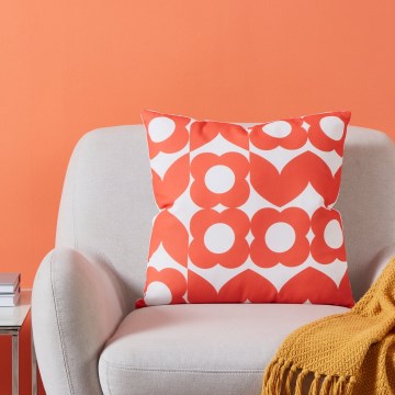 Eglo 420247 - Almofada decorativa TSUNAN 45x45 cm, cor laranja
