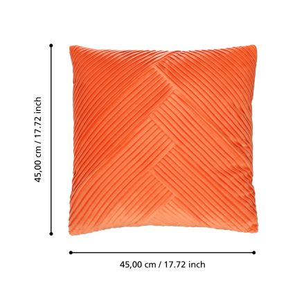 Eglo 420264 - Almofada decorativa SHOURA 45x45 cm laranja