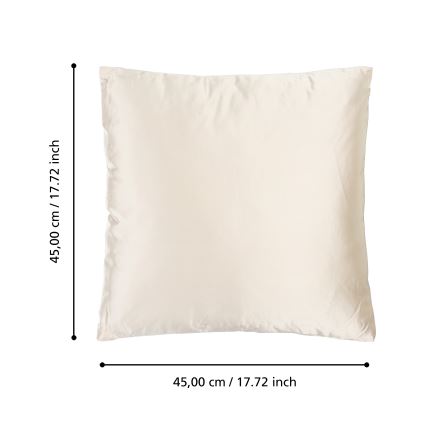 Eglo 420272 - Almofada decorativa KYONAN 45x45 cm creme
