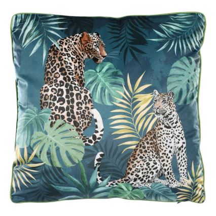 Eglo - Almofada decorativa 45x45 cm verde